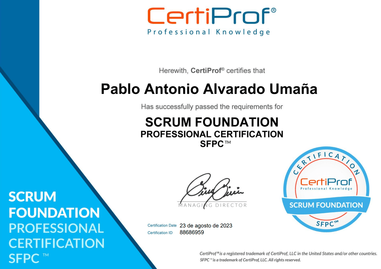 Scrum Foundation - Metodologías Ágiles y Framework Scrum